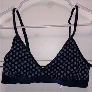 Aerie Polka Dot Beaded Unlined Bralette